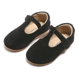 Otter MOMO | Black T-Strap Mary Jane Flats Size 5